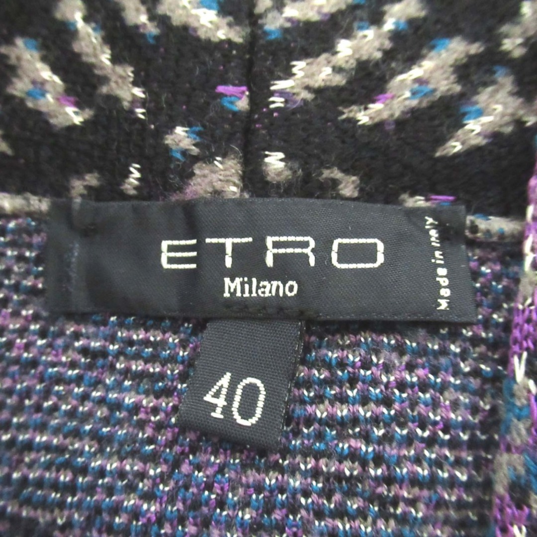 ETRO - 美品 ETRO エトロ 総柄 フリンジスリーブ ロングスリーブ ETRO - 美品 ETRO エトロ 総柄 フリンジスリーブ ロングスリーブ