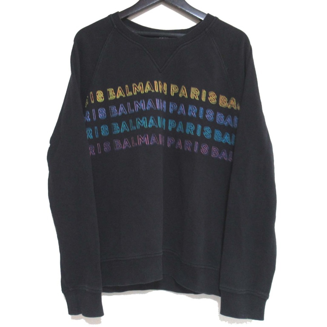 BALMAIN - 美品 BALMAIN バルマン レターロゴプリント ロング BALMAIN - 美品 BALMAIN バルマン レターロゴプリント ロング