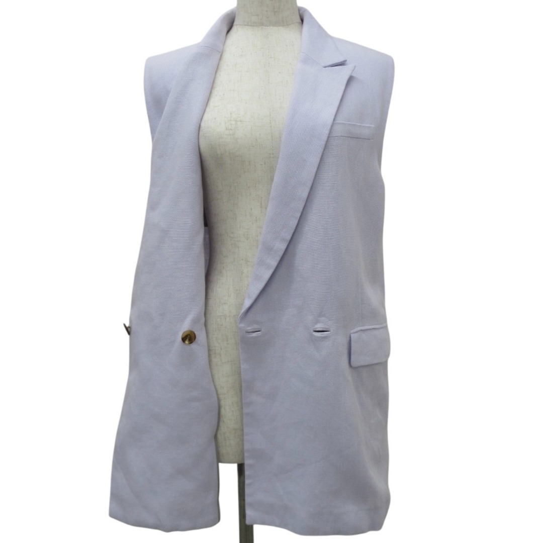 ebure - 美品 22SS ebure エブール リネン100% 背抜き ジレ ebure - 美品 22SS ebure エブール リネン100% 背抜き ジレ