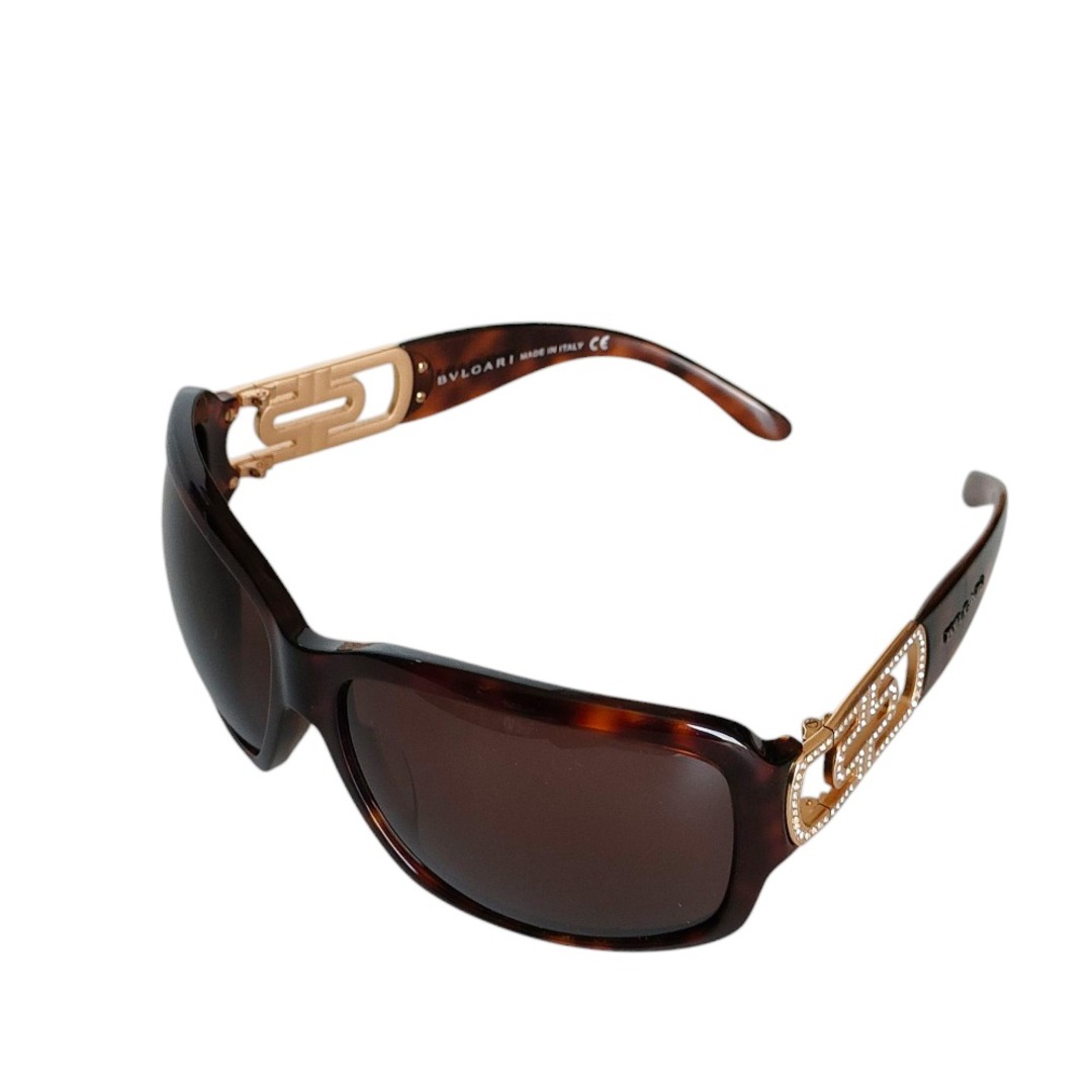 BVLGARI - 良品 BVLGARI ブルガリ べっ甲柄 ラインストーン セル BVLGARI - 良品 BVLGARI ブルガリ べっ甲柄 ラインストーン セル