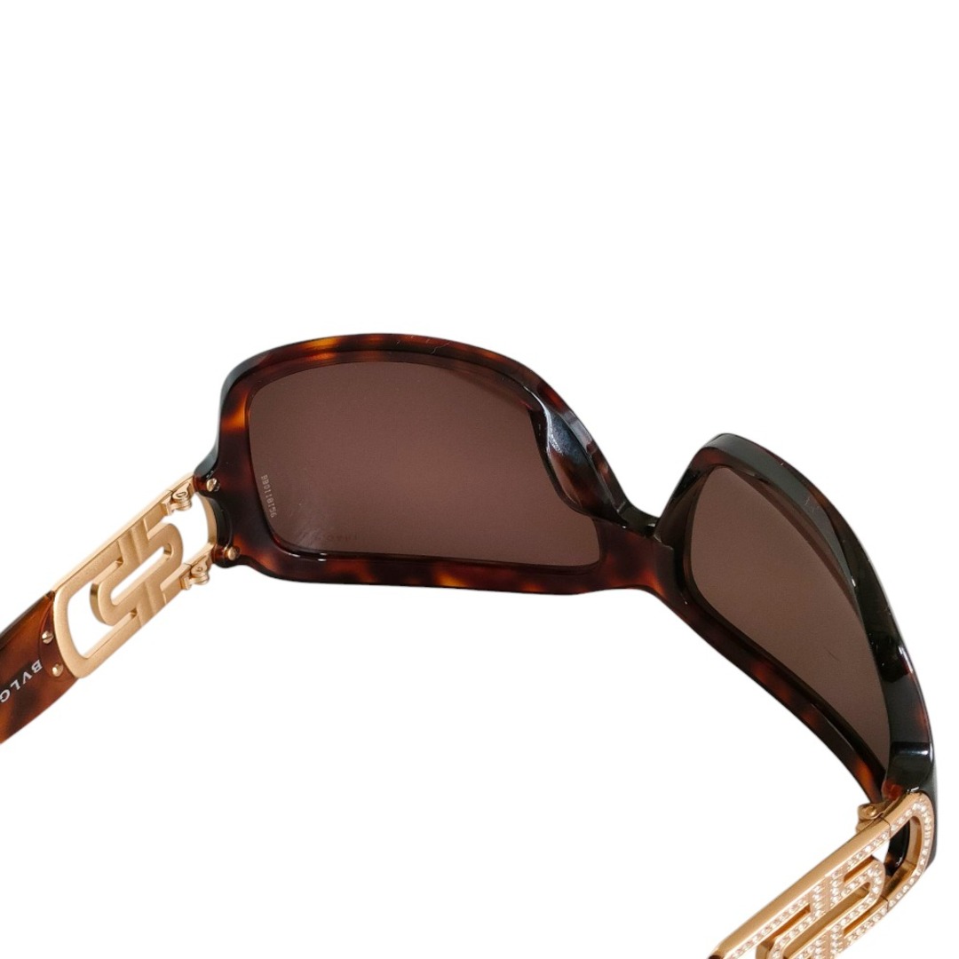 BVLGARI - 良品 BVLGARI ブルガリ べっ甲柄 ラインストーン セル BVLGARI - 良品 BVLGARI ブルガリ べっ甲柄 ラインストーン セル
