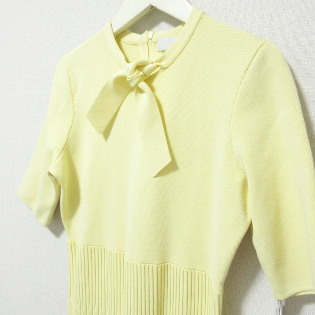 CELFORD - 未使用 CELFORD セルフォード ボウタイプリーツニット CELFORD - 未使用 CELFORD セルフォード ボウタイプリーツニット