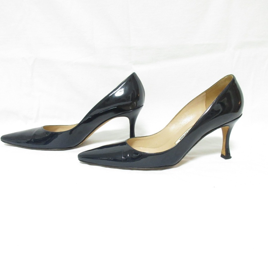 MANOLO BLAHNIK - 美品 MANOLO BLAHNIK マノロブラニク パテント MANOLO BLAHNIK - 美品 MANOLO BLAHNIK マノロブラニク パテント