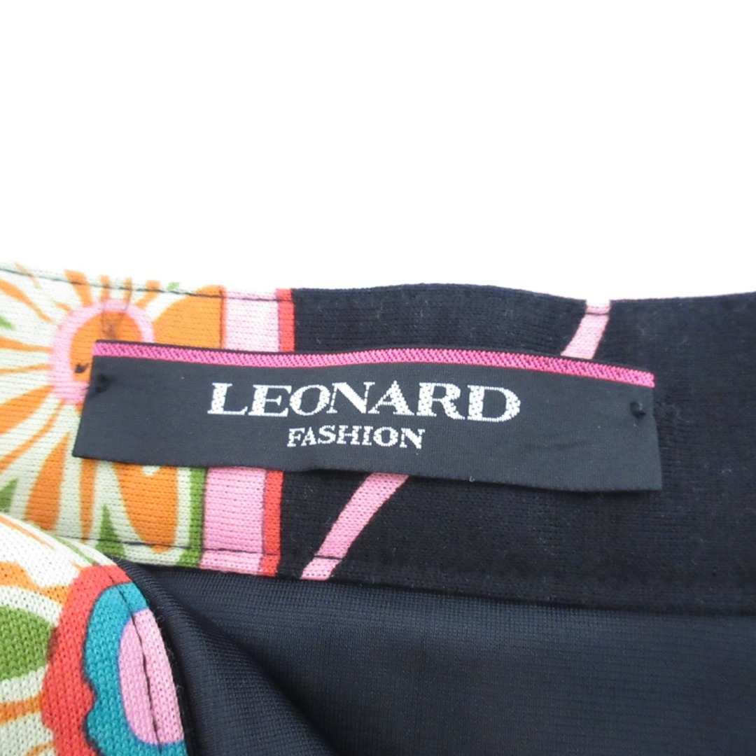 LEONARD - 美品 LEONARD レオナール フラワープリント ウール LEONARD - 美品 LEONARD レオナール フラワープリント ウール