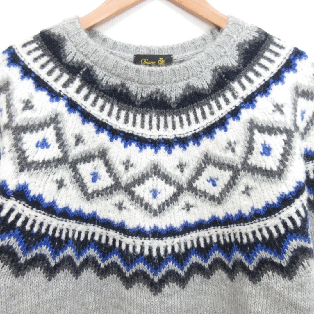 Drawer - 美品 Drawer ドゥロワー アルパカ モヘヤブレンド Drawer - 美品 Drawer ドゥロワー アルパカ モヘヤブレンド