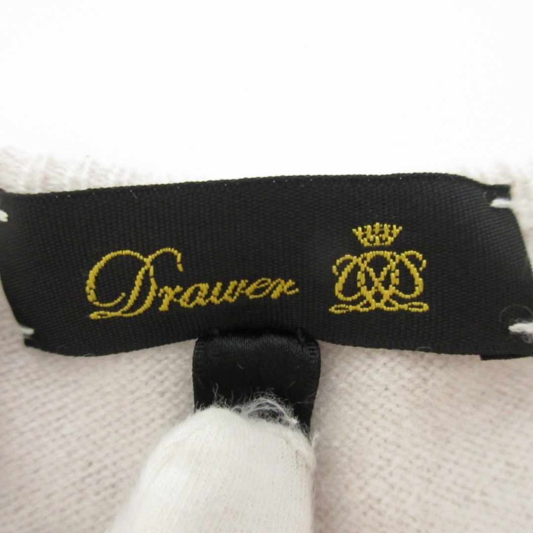 Drawer - 美品 Drawer ドゥロワー 14Gカシミヤクルーネック Drawer - 美品 Drawer ドゥロワー 14Gカシミヤクルーネック