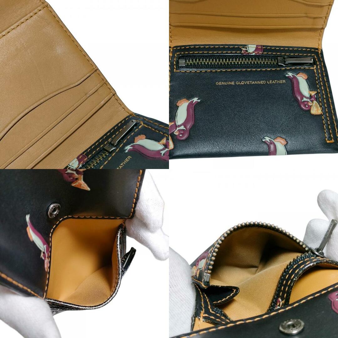 COACH - 美品 COACH コーチ グラブタンレザー ペンギン ロゴ型 COACH - 美品 COACH コーチ グラブタンレザー ペンギン ロゴ型