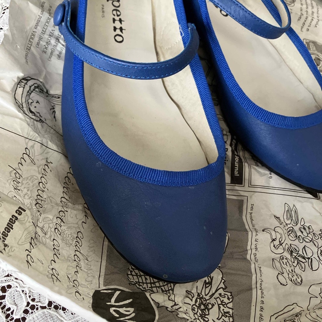 repetto - レペット ストラップ ブルー サイズ36の通販 by repetto - レペット ストラップ ブルー サイズ36の通販 by