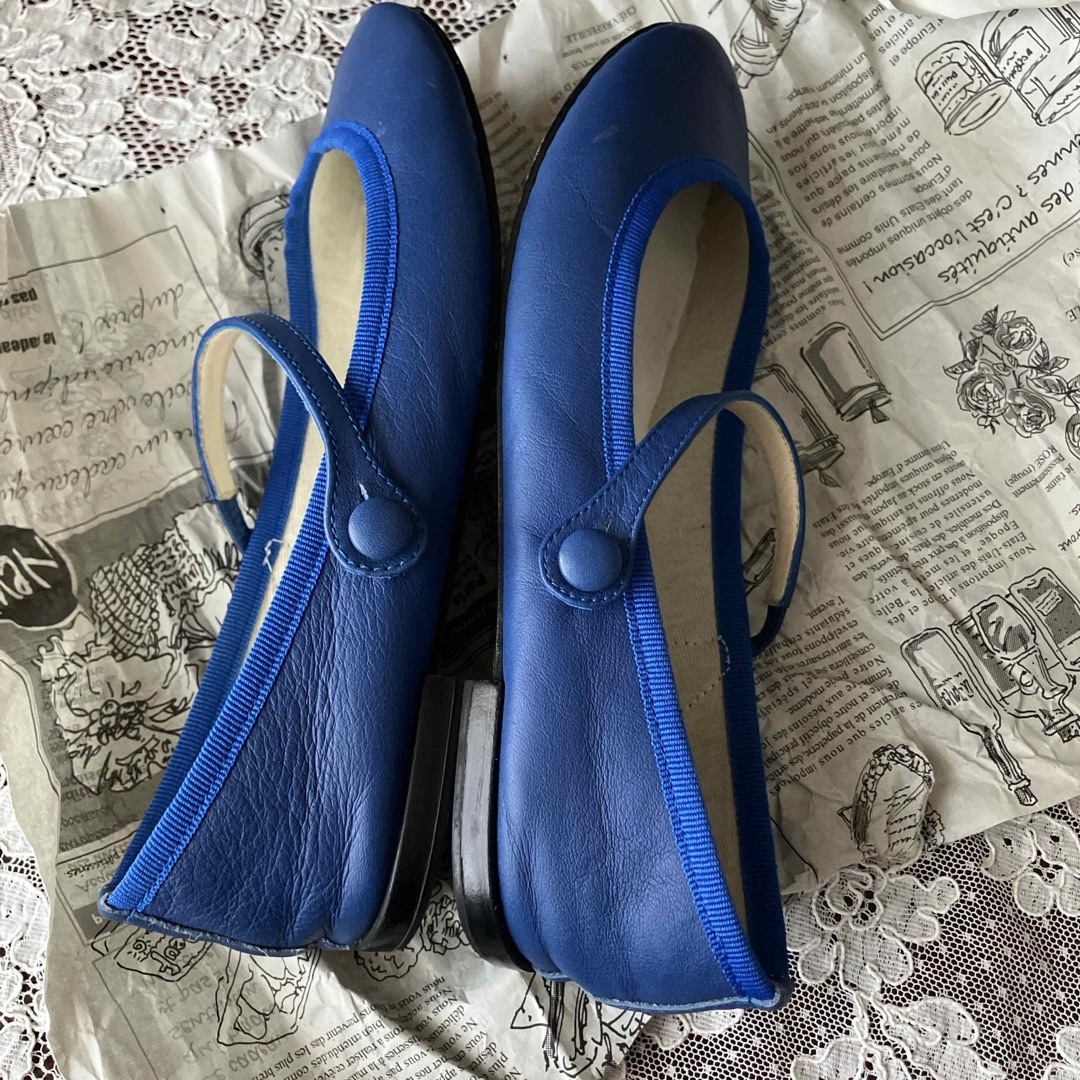 repetto - レペット ストラップ ブルー サイズ36の通販 by repetto - レペット ストラップ ブルー サイズ36の通販 by