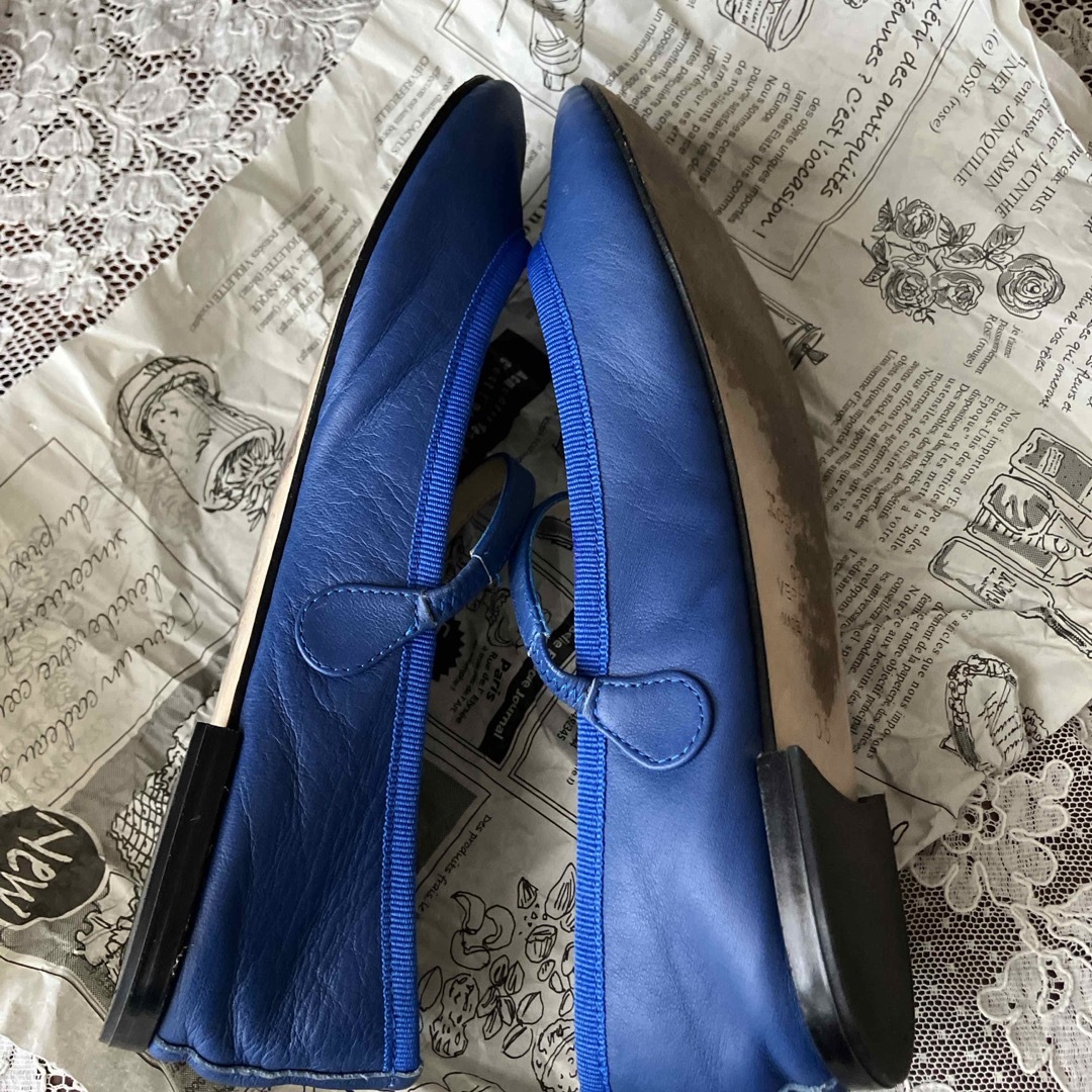 repetto - レペット ストラップ ブルー サイズ36の通販 by repetto - レペット ストラップ ブルー サイズ36の通販 by