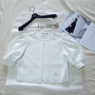 René - 定価6.3万 Rene レイプルーフ スカラップ フリル René - 定価6.3万 Rene レイプルーフ スカラップ フリル