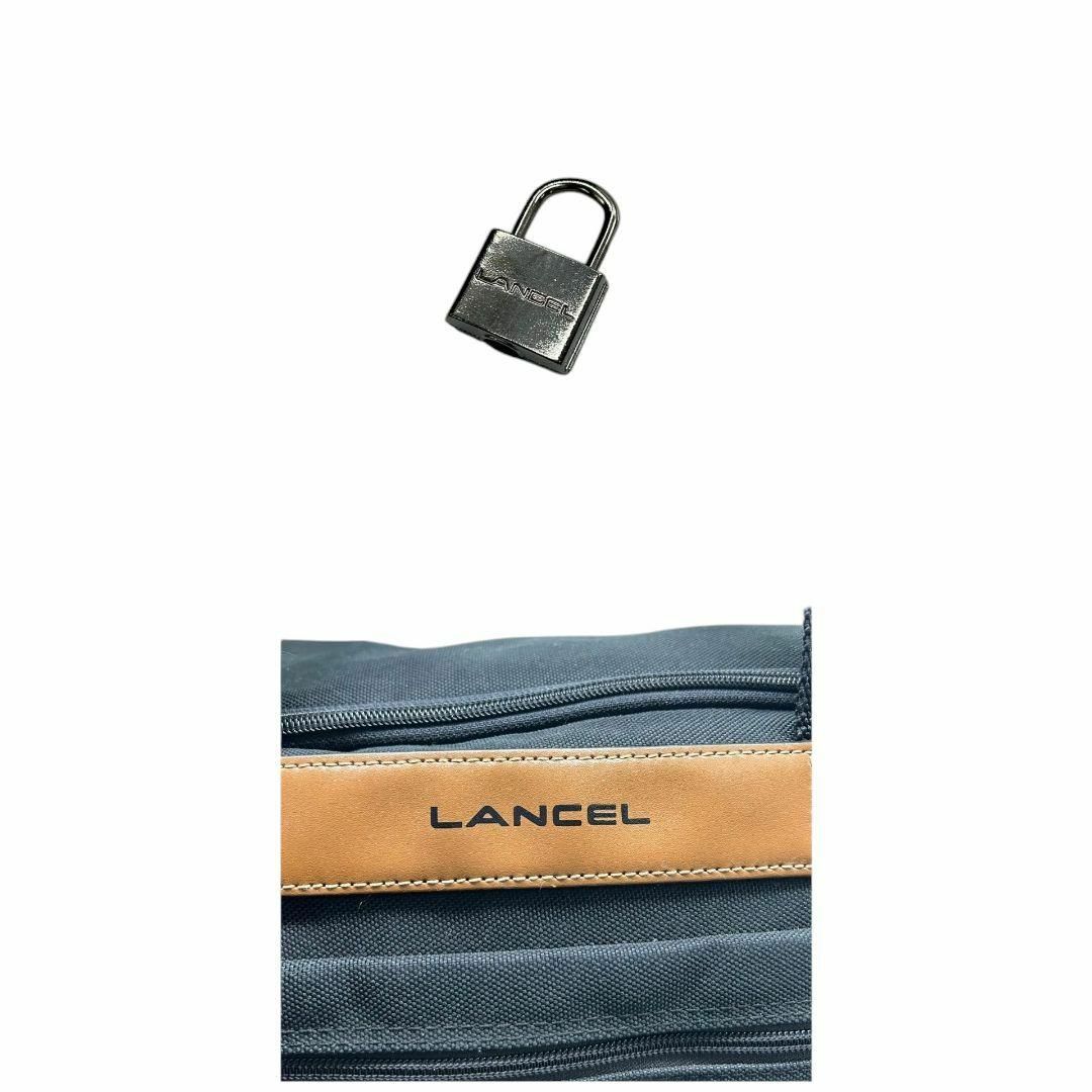 LANCEL - 極美品 ランセル ボストンバッグ 2way 黒 キャンバス LANCEL - 極美品 ランセル ボストンバッグ 2way 黒 キャンバス