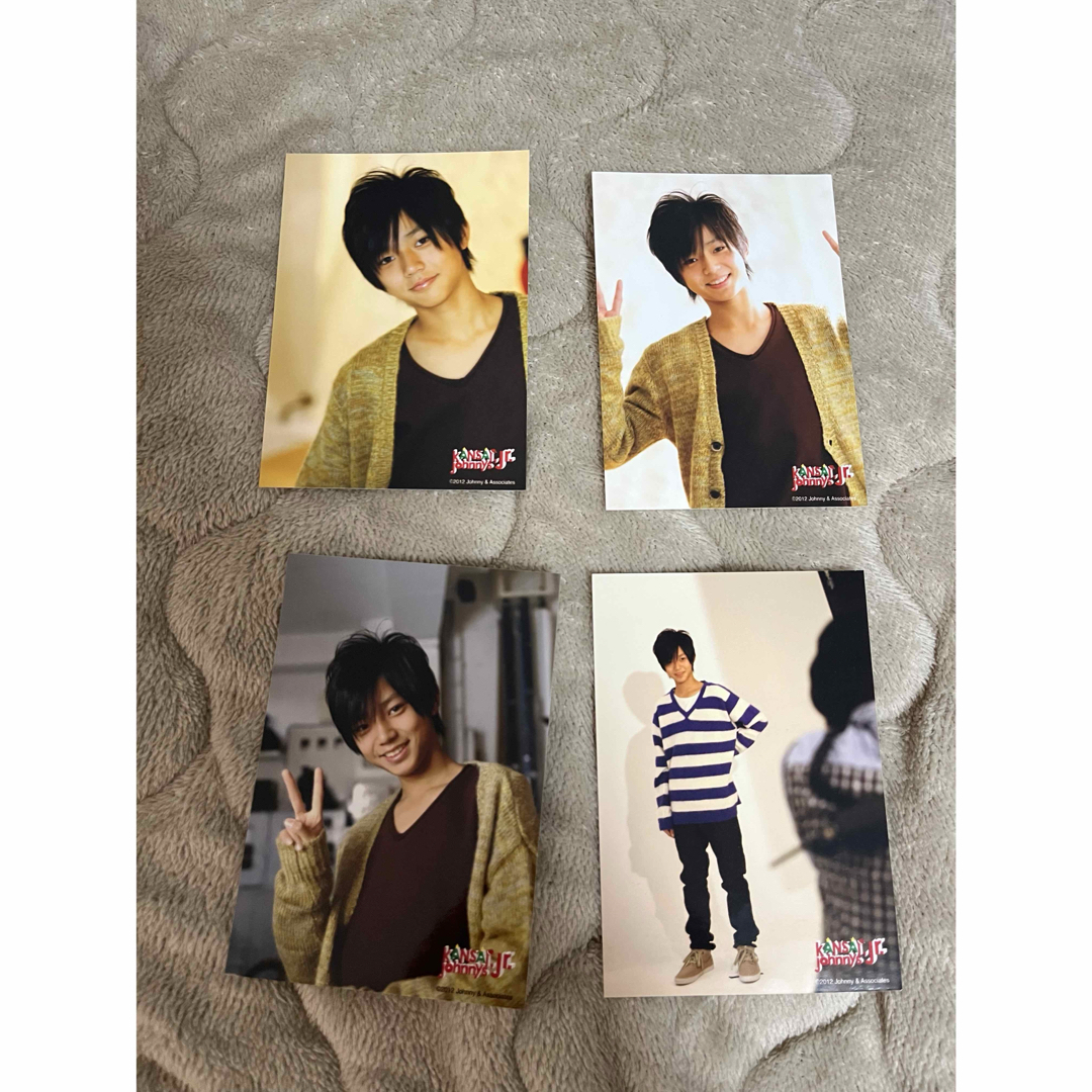 永瀬廉　写真４枚セット　King & Prince