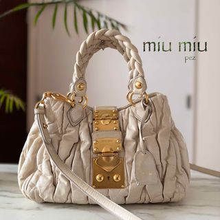 MIU MIU - MIUMIU マトラッセ チェーン ショルダーバッグ 8780の MIU MIU - MIUMIU マトラッセ チェーン ショルダーバッグ 8780の