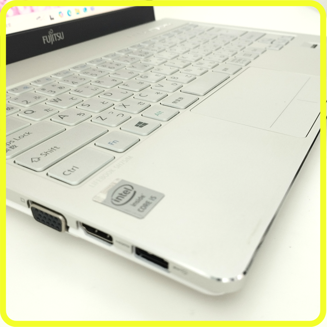 早割 万博 富士通 - 美品 新品SSD256GB⭐️windows11 ノートパソコン 8GB Windowsノート本体