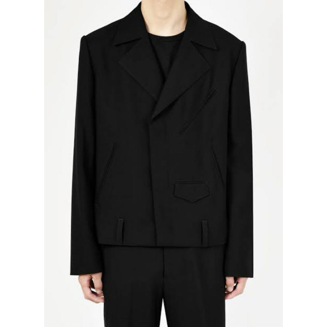 LAD MUSICIAN - LAD MUSICIAN 23AW ギャバジン RIDERS JACKETの LAD MUSICIAN - LAD MUSICIAN 23AW ギャバジン RIDERS JACKETの