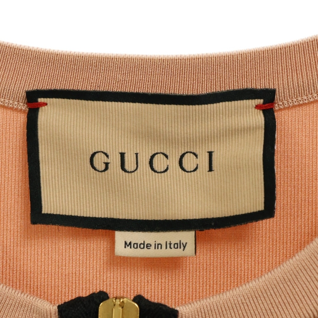 GUCCI - GUCCI グッチ ジップアップ ニットワンピース 半袖 GUCCI - GUCCI グッチ ジップアップ ニットワンピース 半袖