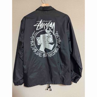 STUSSY - STUSSY x CHAMPION ナイロンジャケット L ブルー 刺繍 STUSSY - STUSSY x CHAMPION ナイロンジャケット L ブルー 刺繍