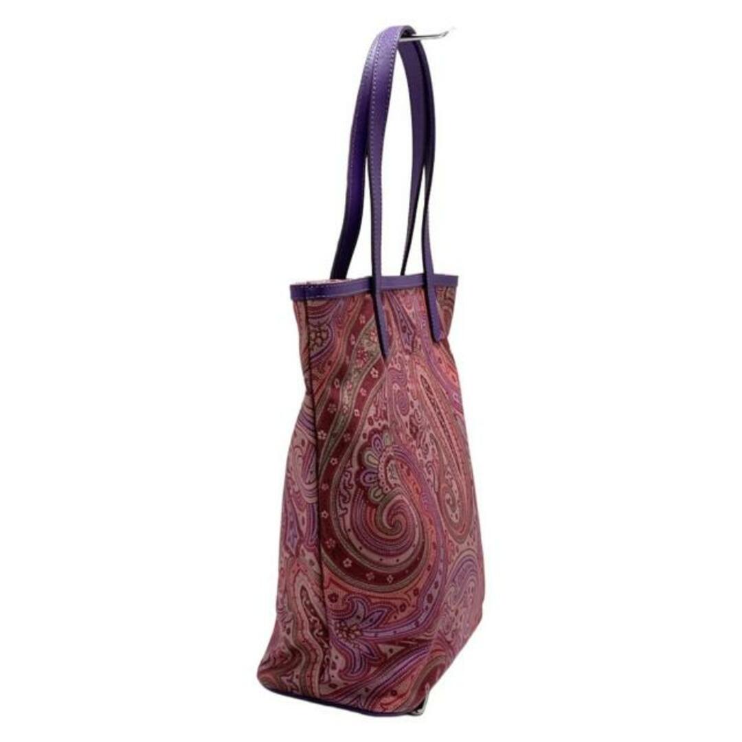 ETRO(エトロ) トートバッグ美品 - ボルドー×パープル×マルチ