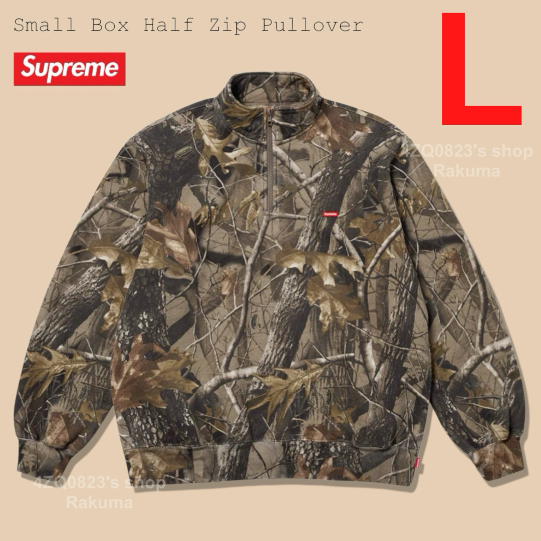 Supreme - Supreme Small Box Half Zip Pullover カモ Lの通販 Supreme - Supreme Small Box Half Zip Pullover カモ Lの通販