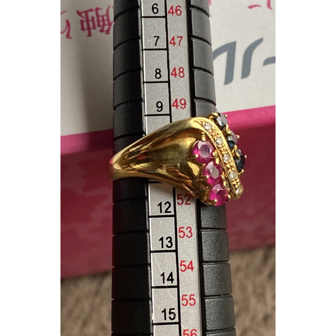 ジュエリーマキ - ルビーダイヤモンドリングk18金の通販 by 特殊 ジュエリーマキ - ルビーダイヤモンドリングk18金の通販 by 特殊