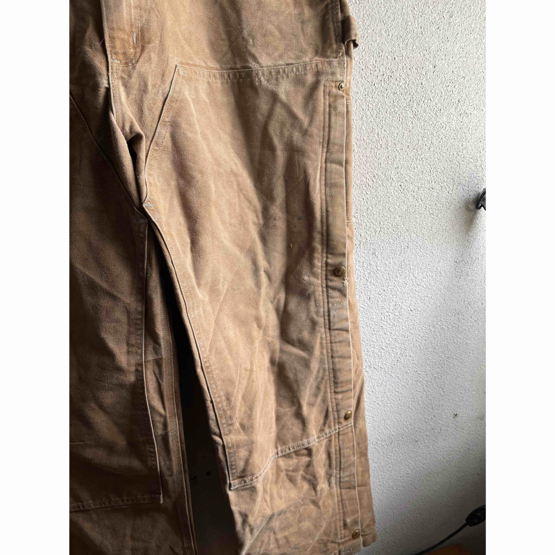 carhartt - 90s カーハート ダブルニー オーバーオール ベージュ carhartt - 90s カーハート ダブルニー オーバーオール ベージュ