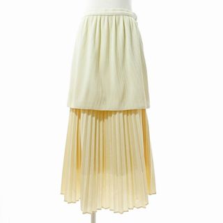 エレンディーク 美品 プリーツ レイヤード ロングスカート 01 エレンディーク 美品 プリーツ レイヤード ロングスカート 01