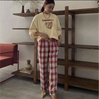 Ameri VINTAGE - KEITAMARUYAMA × AMERI BLUR FLOWERパンツの Ameri VINTAGE - KEITAMARUYAMA × AMERI BLUR FLOWERパンツの