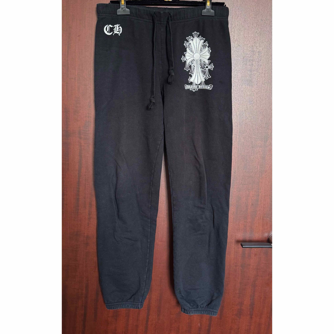 Chrome Hearts - Chrome Hearts ブラック スウェットパンツ Mの Chrome Hearts - Chrome Hearts ブラック スウェットパンツ Mの