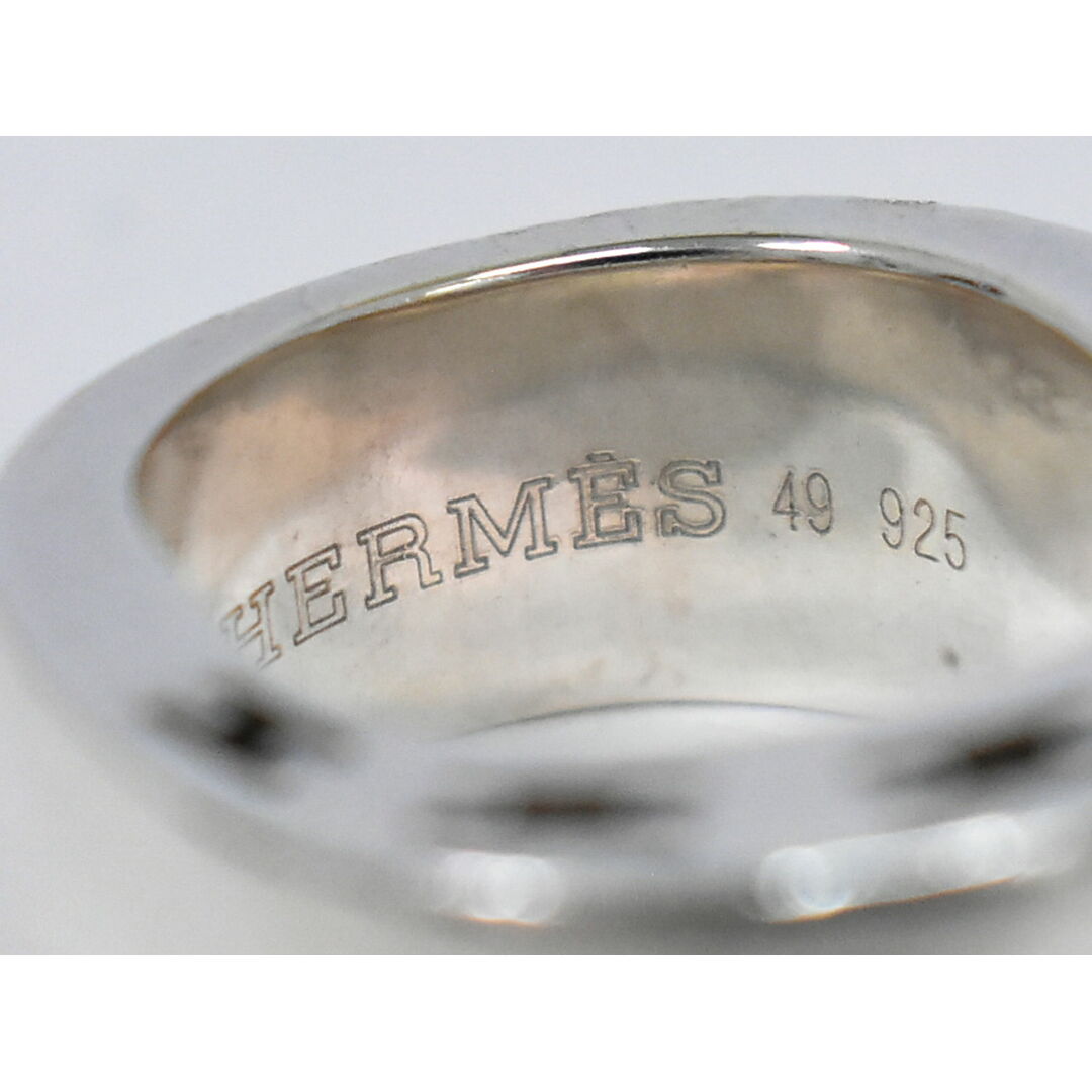 HERMES - 本物 エルメス HERMES クラルテ 925 リング 指輪 49 HERMES - 本物 エルメス HERMES クラルテ 925 リング 指輪 49