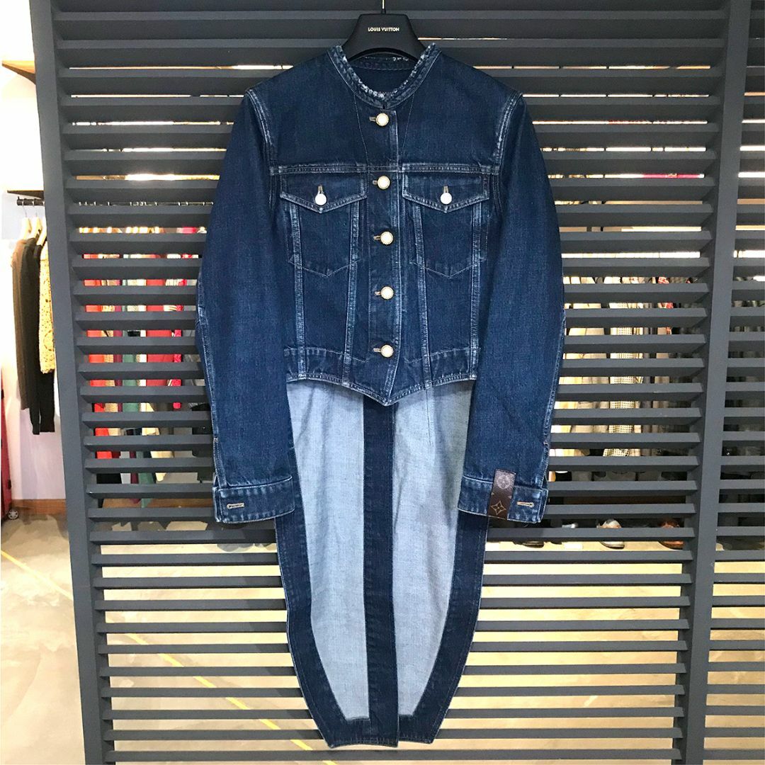 LOUIS VUITTON - 新品同様 ルイヴィトン モノグラム デニムジャケット インディゴ XS 34