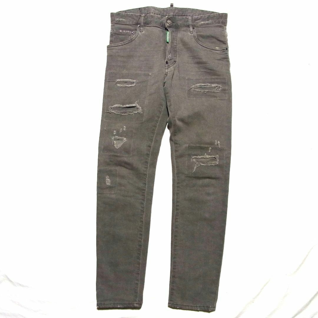 DSQUARED2 - ディースクエアード Skater Jean グレー デニム DSQUARED2 - ディースクエアード Skater Jean グレー デニム