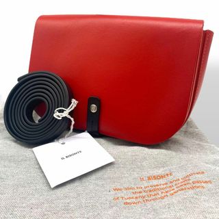 IL BISONTE - 新品 イルビゾンテ 2way 本革 レザー バッグ IL BISONTE - 新品 イルビゾンテ 2way 本革 レザー バッグ