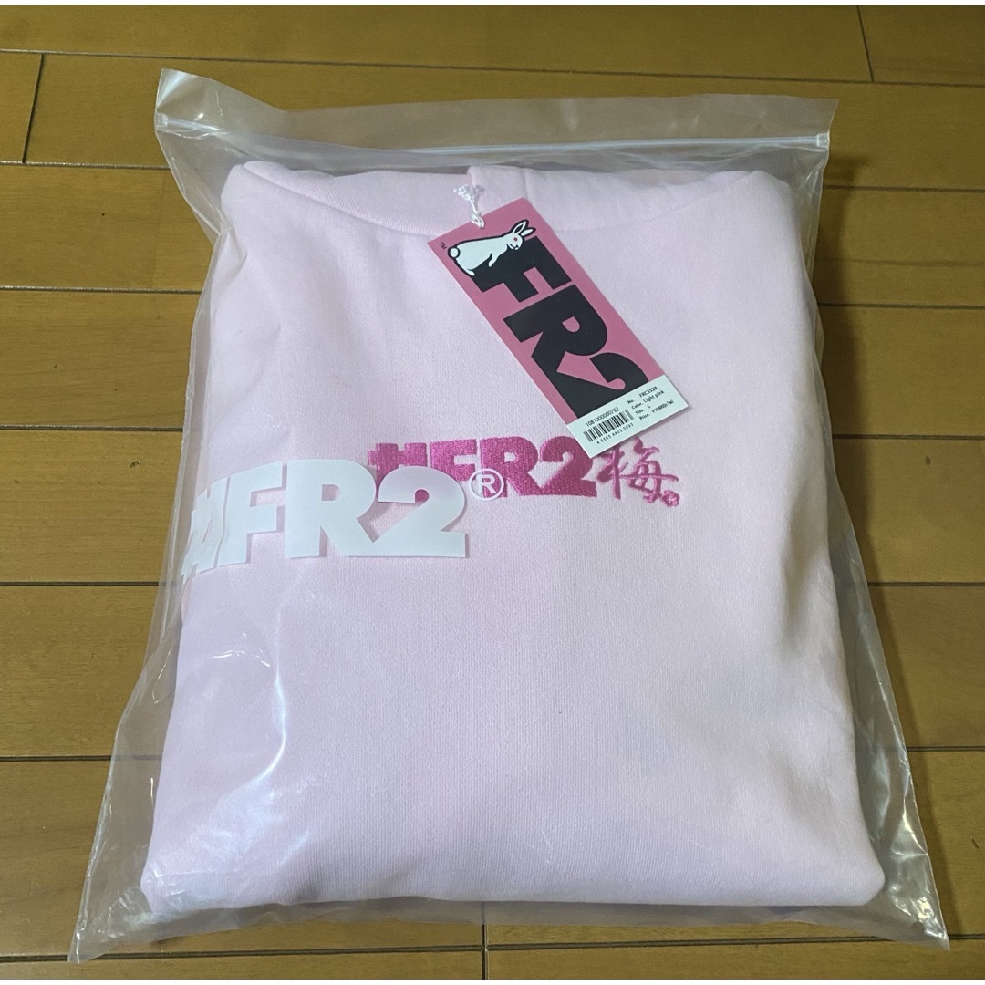 FR2 - 新品 FR2梅 New Year 2025 パーカー L ピンク 干支 蛇の FR2 - 新品 FR2梅 New Year 2025 パーカー L ピンク 干支 蛇の