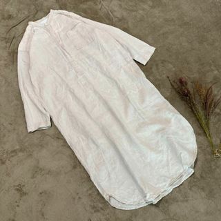MUJI (無印良品)(リネン ・ ロングワンピース/マキシワンピース MUJI (無印良品)(リネン ・ ロングワンピース/マキシワンピース