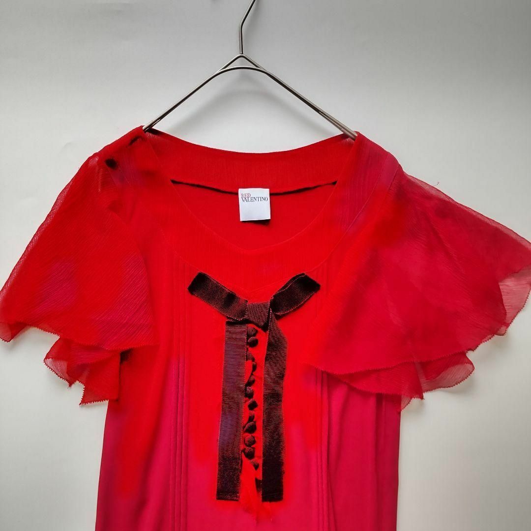 RED VALENTINO - 美品 レッドヴァレンティノ シフォン RED VALENTINO - 美品 レッドヴァレンティノ シフォン
