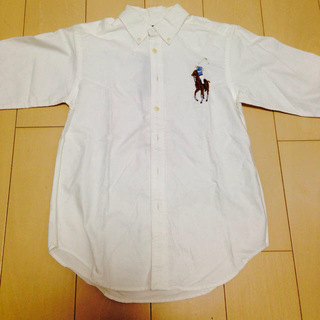 ラルフローレン(Ralph Lauren)のラルフローレン 白シャツ 150 新品(シャツ/ブラウス(長袖/七分))