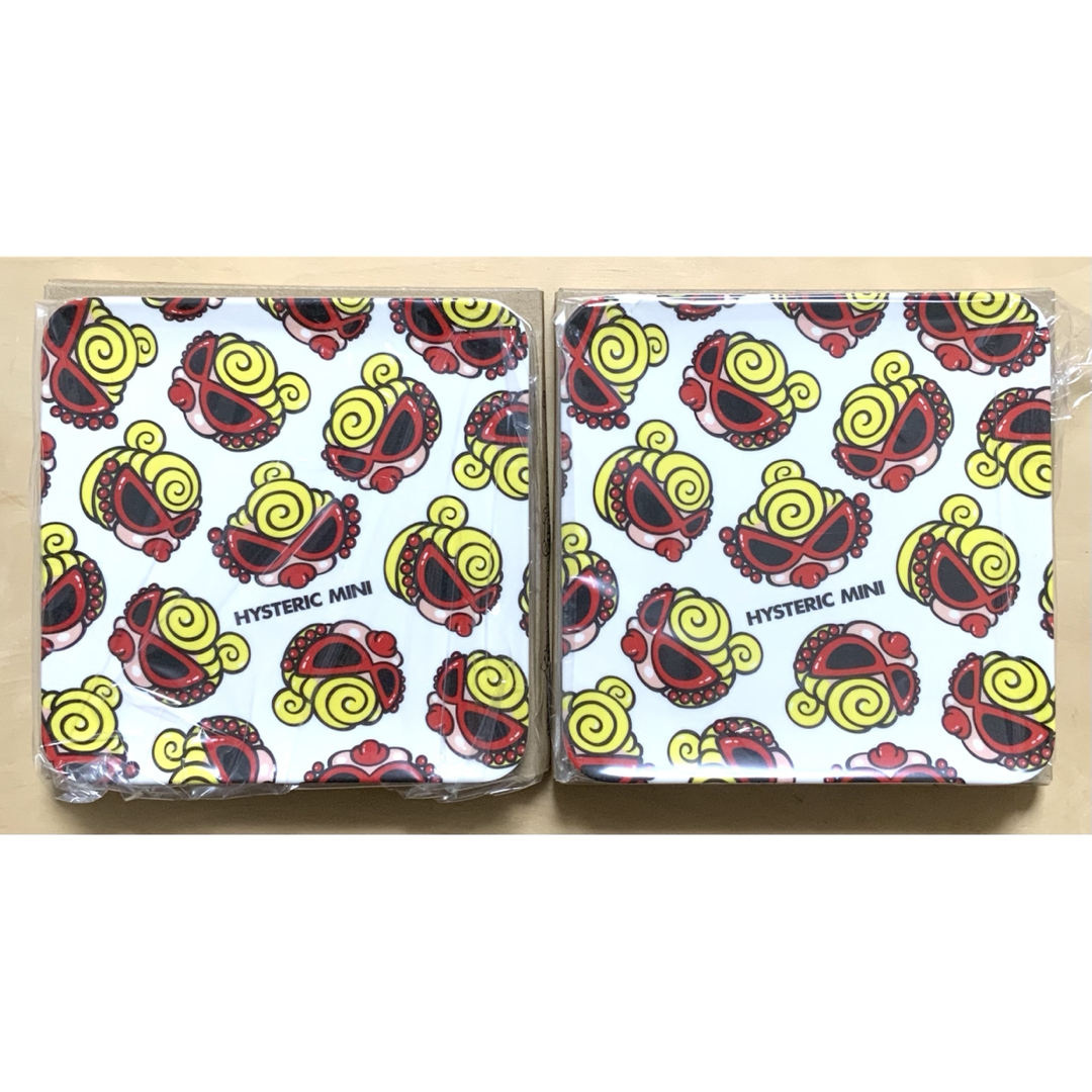 HYSTERIC MINI(ヒステリックミニ)のヒスミニ☆正規品☆新品☆トースト皿☆2枚セット☆フェイスミニ☆メラミン☆食器 キッズ/ベビー/マタニティの授乳/お食事用品(プレート/茶碗)の商品写真