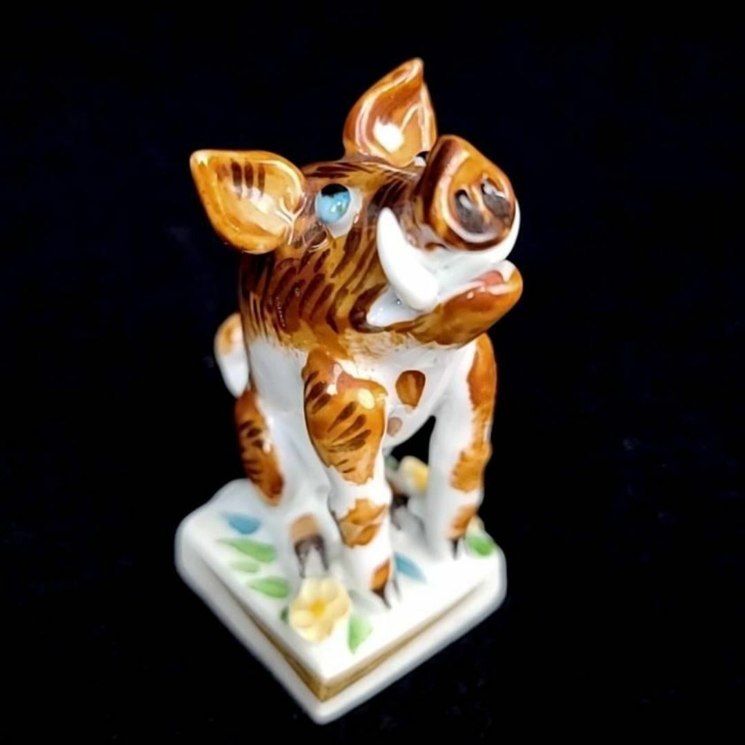 MEISSEN - ◇美品◇マイセン 干支 置物 猪 いのしし 亥年 箱 MEISSEN - ◇美品◇マイセン 干支 置物 猪 いのしし 亥年 箱