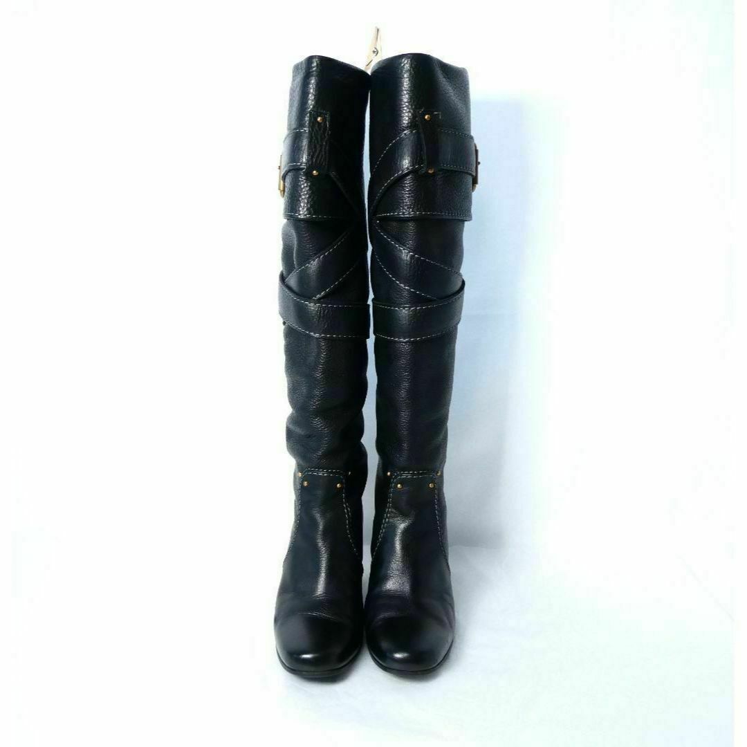 Chloe - 美品 Chloe レザー ベルト ハイヒール ラウンドトゥ Chloe - 美品 Chloe レザー ベルト ハイヒール ラウンドトゥ
