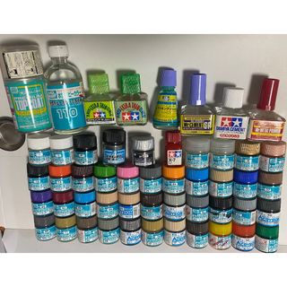 水性ホビーカラーアクリジョン　プラスチックモデル用　ジャンク品(絵の具/ポスターカラー)