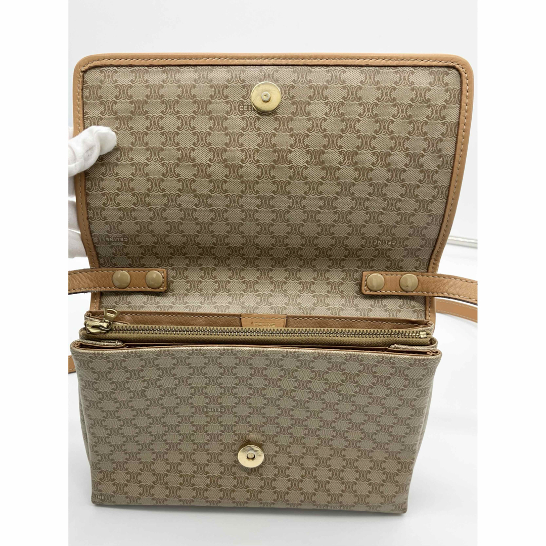 CELINE - CELINE マカダム ヴィンテージ ショルダーバッグ CELINE - CELINE マカダム ヴィンテージ ショルダーバッグ