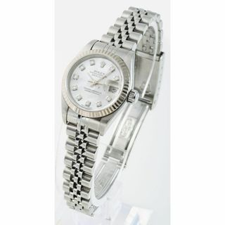 ROLEX - ROLEX デイトジャスト19174ダイヤ ピンクシェルSS WG ROLEX - ROLEX デイトジャスト19174ダイヤ ピンクシェルSS WG