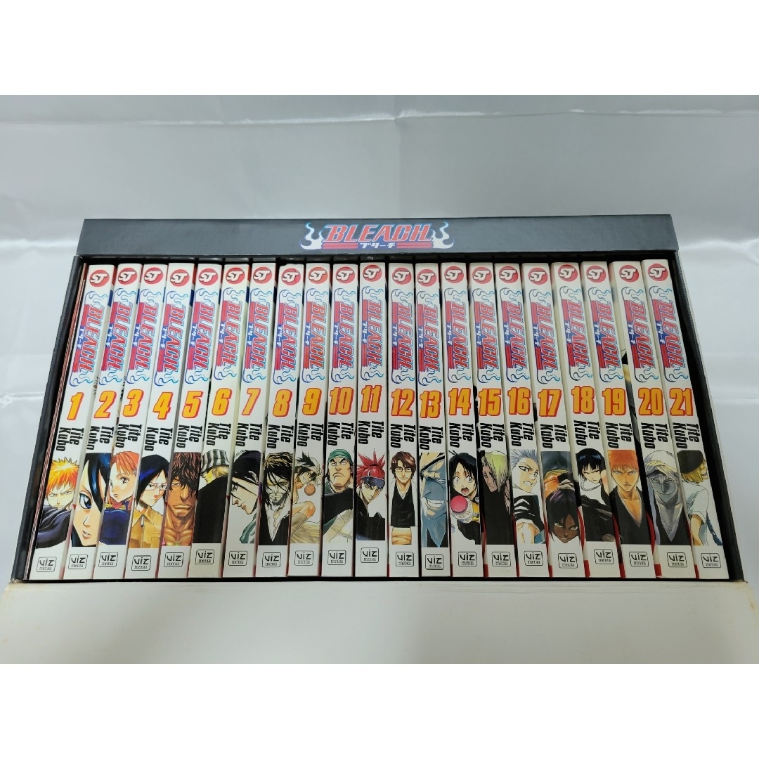 英語版 BLEACH 1-21巻セット 良品 特典付き BOX付き/B02の通販 英語版 BLEACH 1-21巻セット 良品 特典付き BOX付き/B02の通販