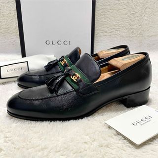 GUCCI - J7330 新品 グッチ シェリーラインソール レザー GUCCI - J7330 新品 グッチ シェリーラインソール レザー