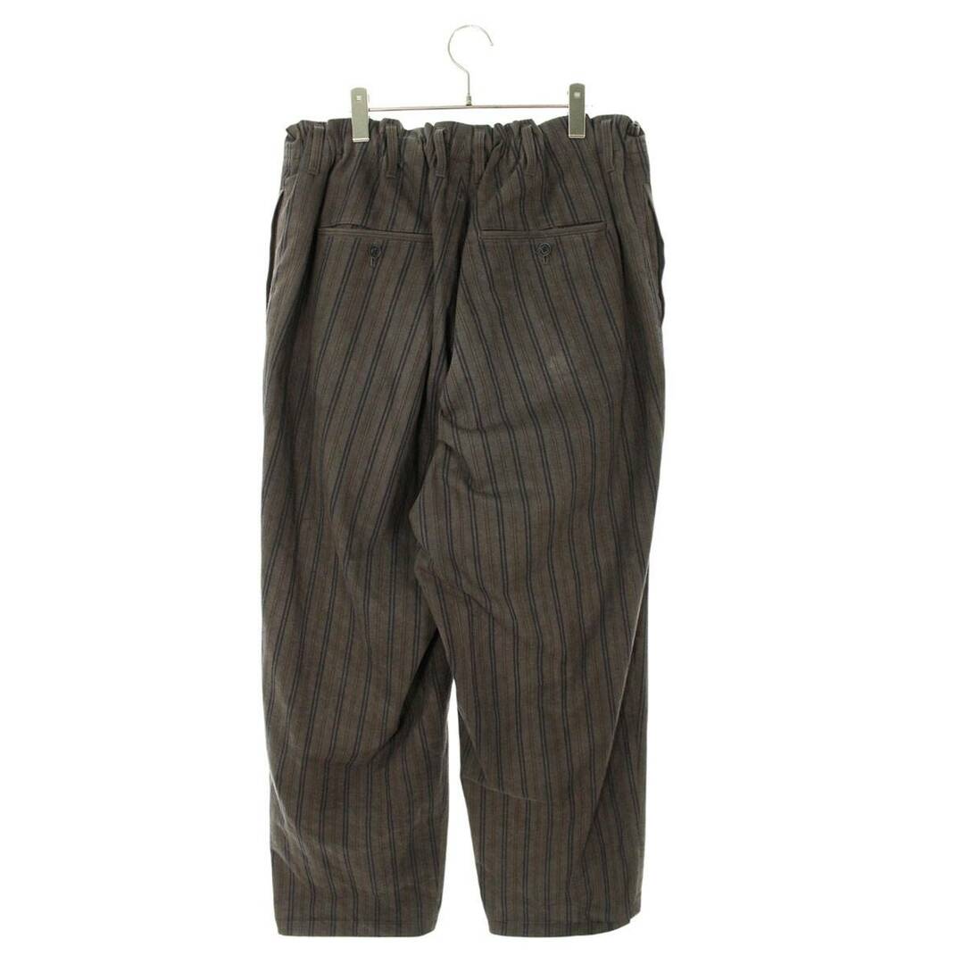 ヨウジヤマモトプールオム 24AW ヴィンテージストライプ柄ワイド