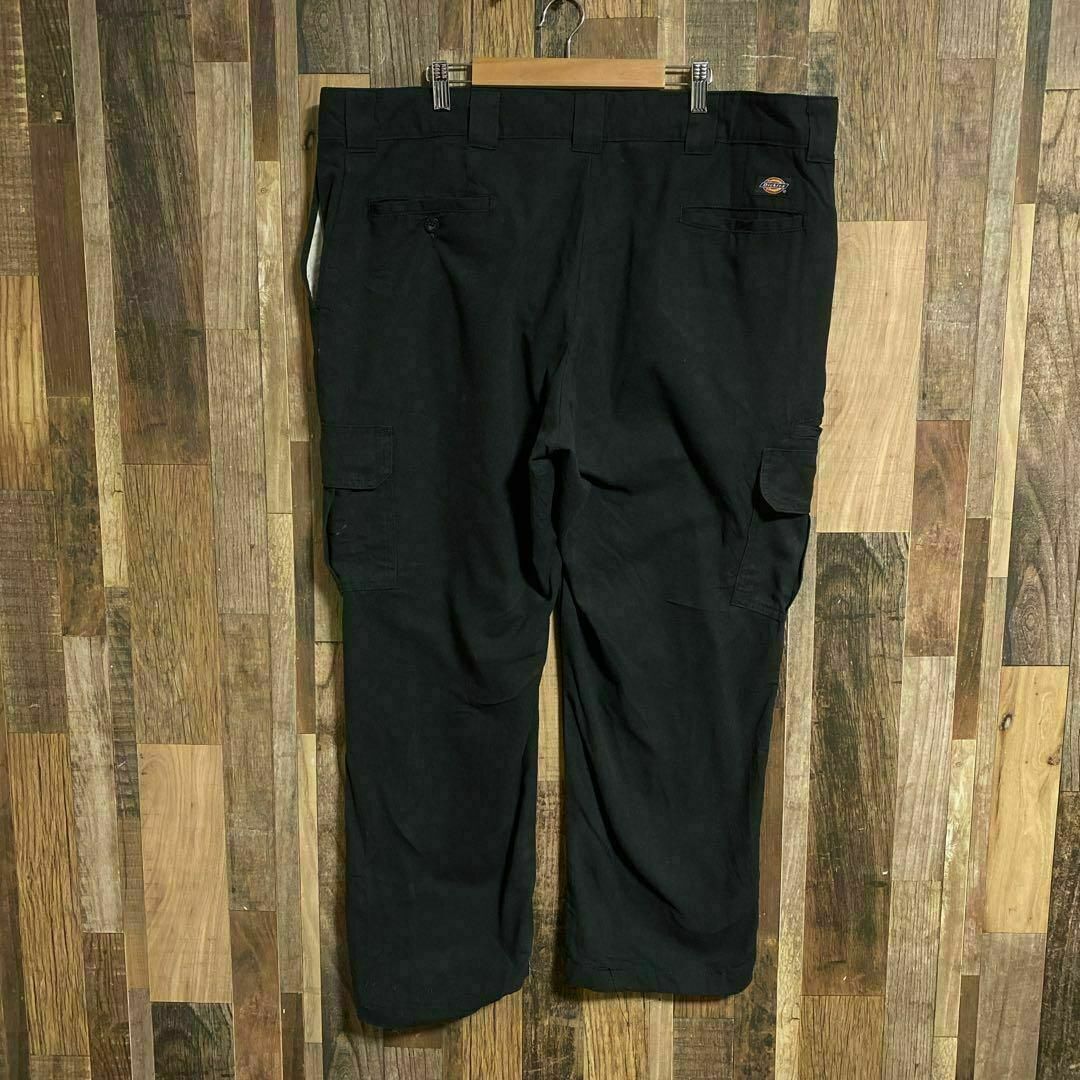 Dickies - ディッキーズ カーゴ ワーク パンツ ブラック ロゴ Dickies - ディッキーズ カーゴ ワーク パンツ ブラック ロゴ