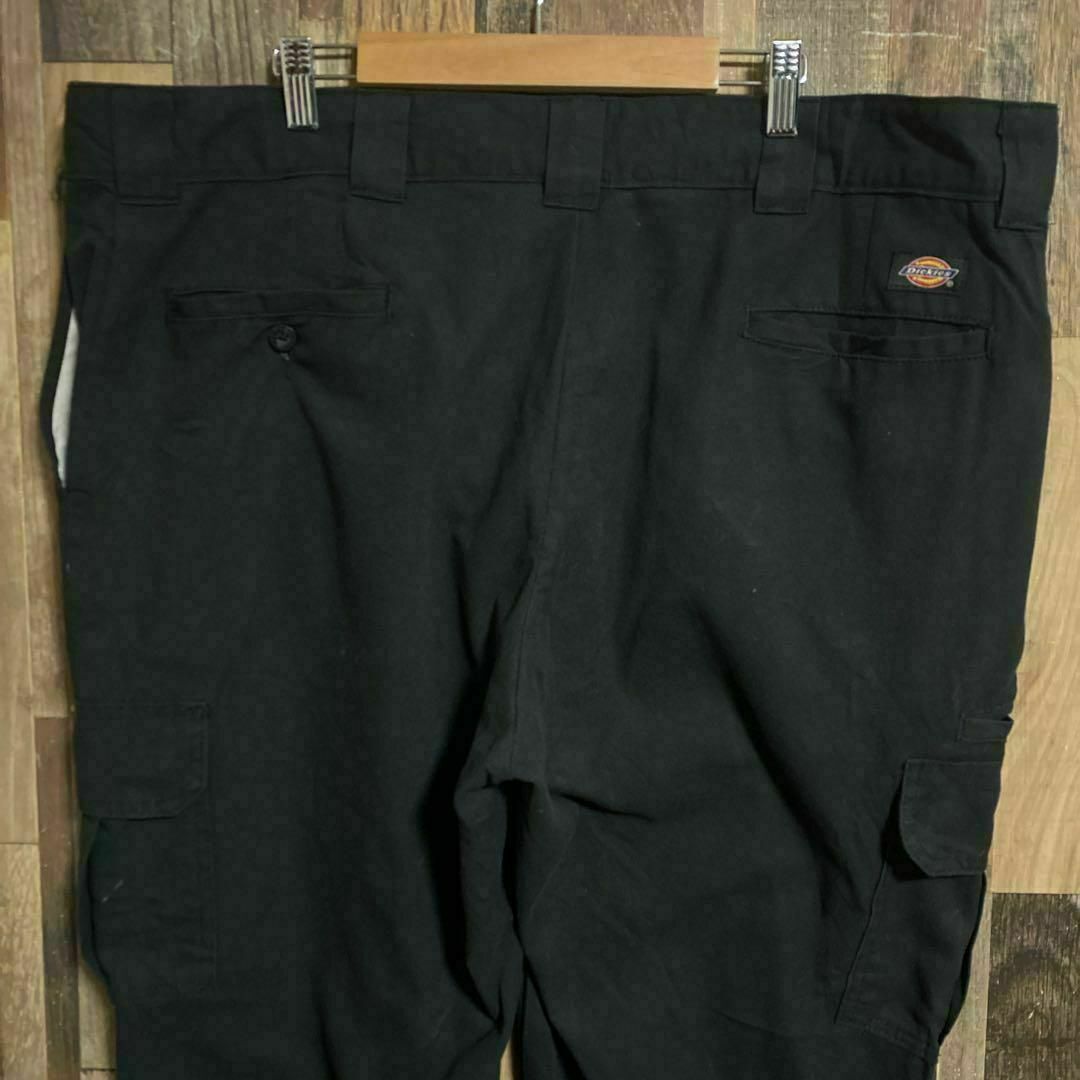 Dickies - ディッキーズ カーゴ ワーク パンツ ブラック ロゴ Dickies - ディッキーズ カーゴ ワーク パンツ ブラック ロゴ