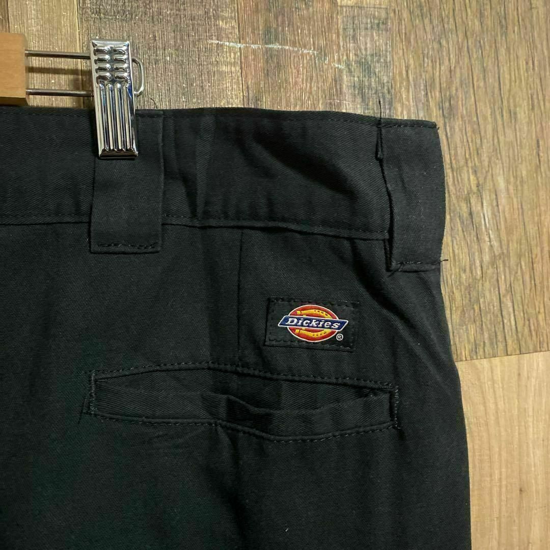 Dickies - ディッキーズ カーゴ ワーク パンツ ブラック ロゴ Dickies - ディッキーズ カーゴ ワーク パンツ ブラック ロゴ