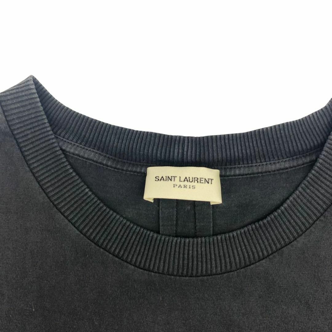 Yves Saint Laurent - 美品! サンローラン 半袖 シャツ XS 黒 Yves Saint Laurent - 美品! サンローラン 半袖 シャツ XS 黒